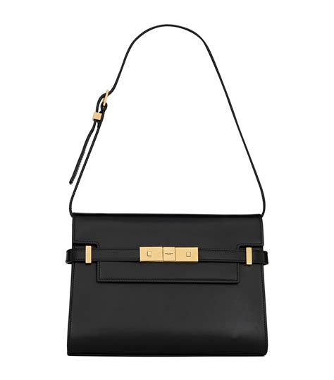 saint laurent black shoulder bag|saint laurent manhattan shoulder bag.